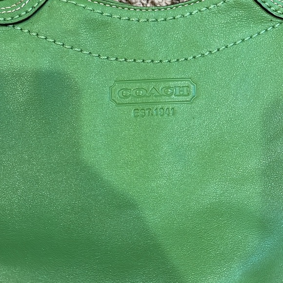 Vintage, Authentic Coach Hobo Green Shoulder Bag! - Picture 3 of 6